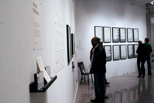 People looking at exhibit